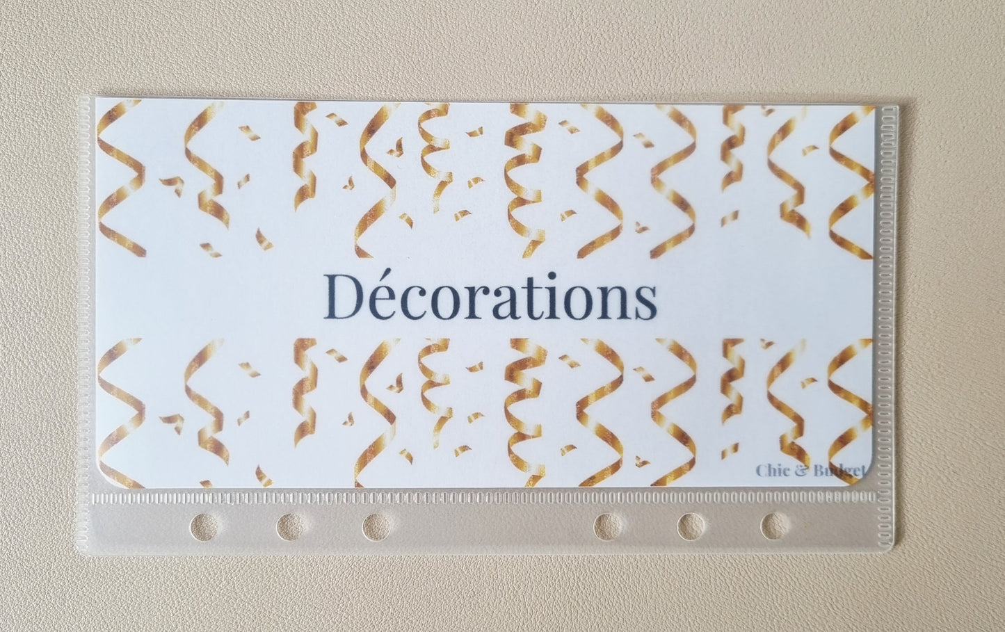 Enveloppe "décorations" - A6