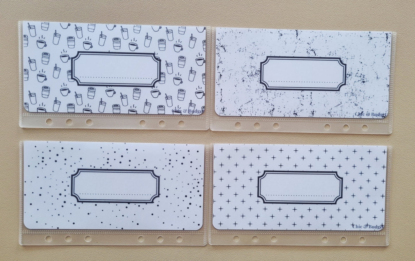 PACK de 4 enveloppes - A6 + Trackers