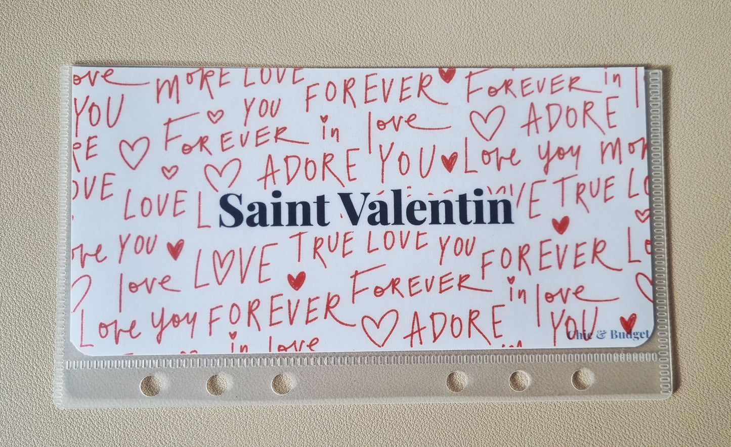 Enveloppe "Saint-Valentin" - A6 (2 designs)