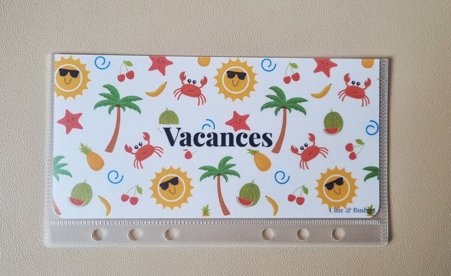 Enveloppes "Vacances" - A6 (2 designs)