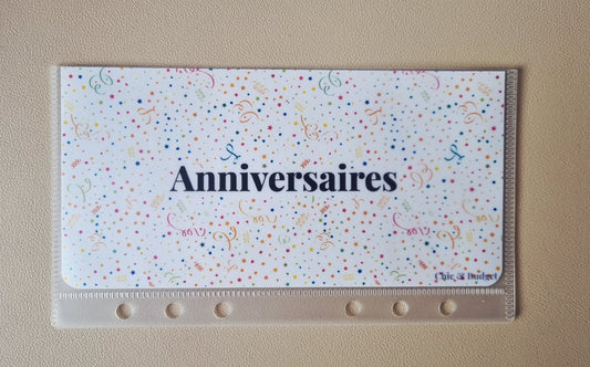 Enveloppe "Anniversaire" - A6 (2 designs)
