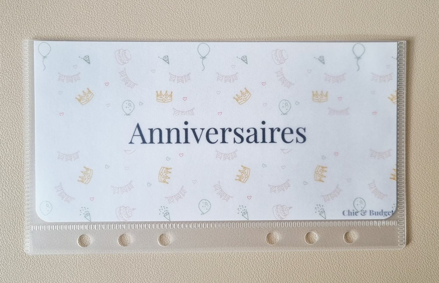 Enveloppe "Anniversaire" - A6 (2 designs)