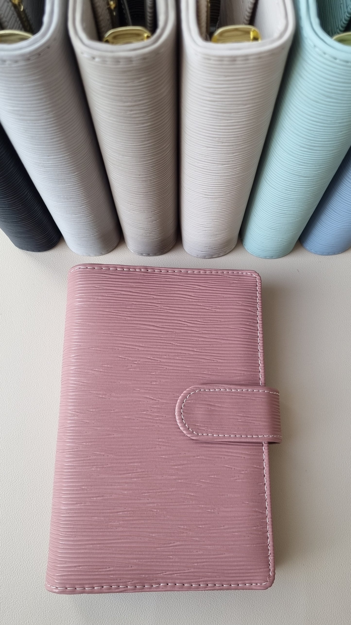 classeur A6 en cuir - Collection Sophie