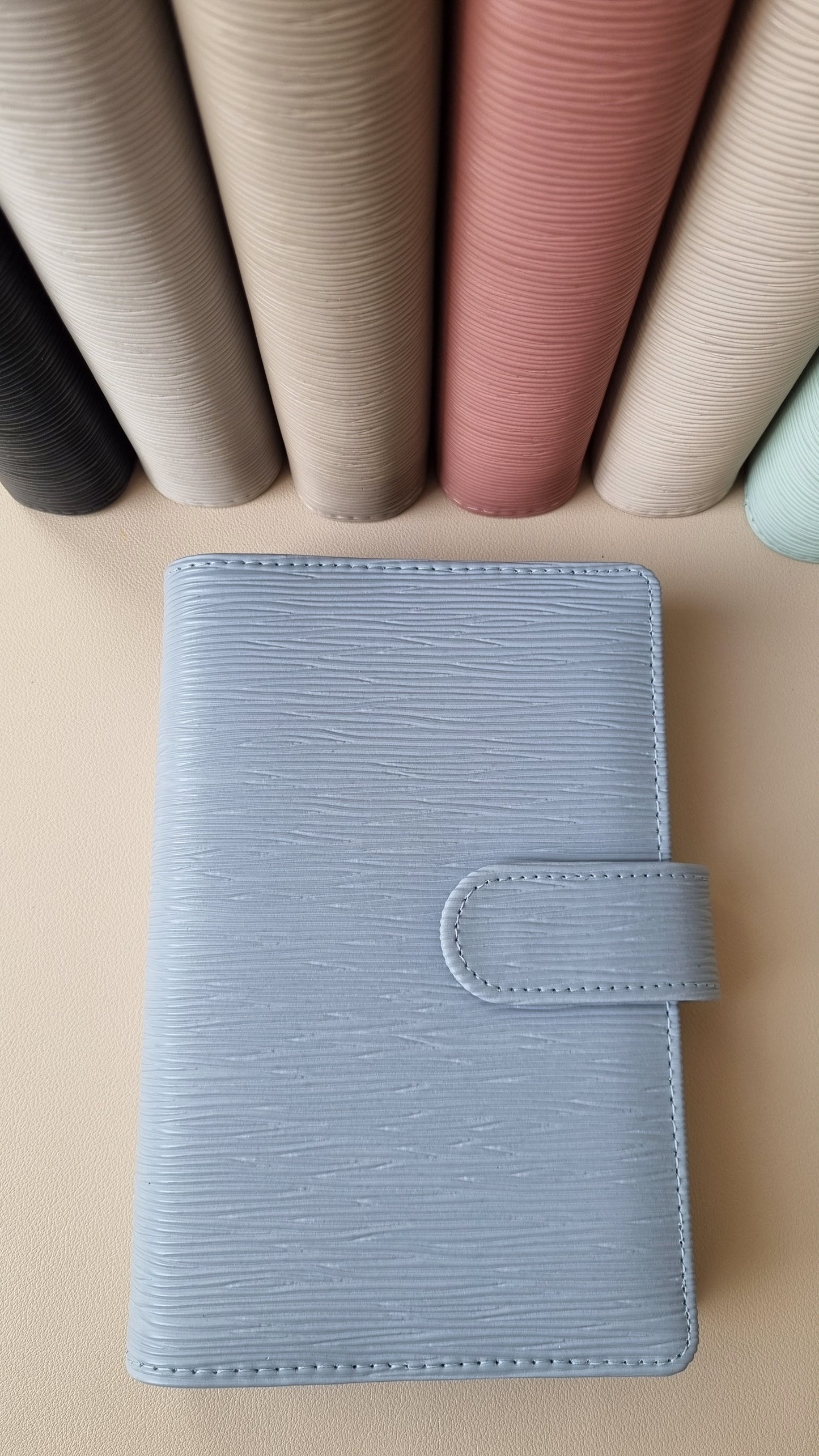 classeur A6 en cuir - Collection Sophie