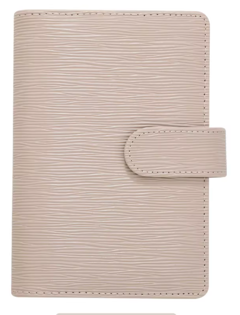 classeur A6 en cuir - Collection Sophie